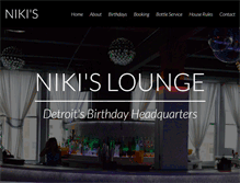 Tablet Screenshot of nikisloungedetroit.com